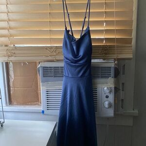 Blue dresses